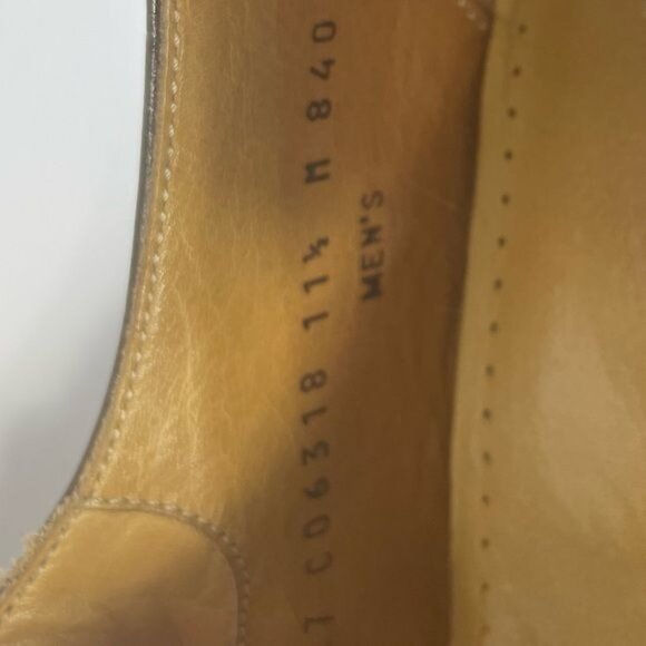 Cole Haan Mens Brown Leather Wingtip Oxford Brogue Lace-Up Shoes Size 11.5 - Picture 10 of 10